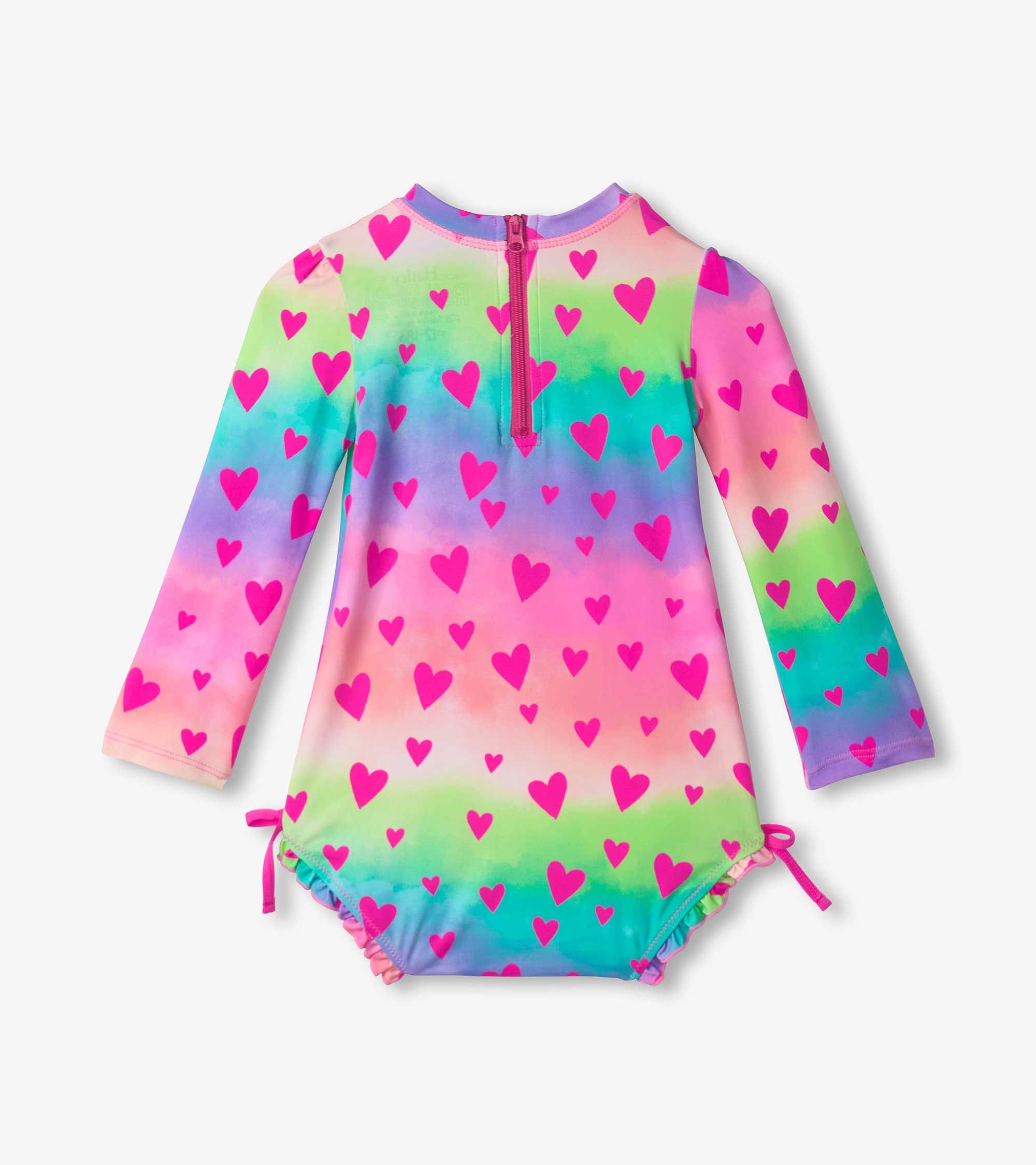 Hatley Baby Girls Kaleidoscope Hearts Rashguard Swimsuit
