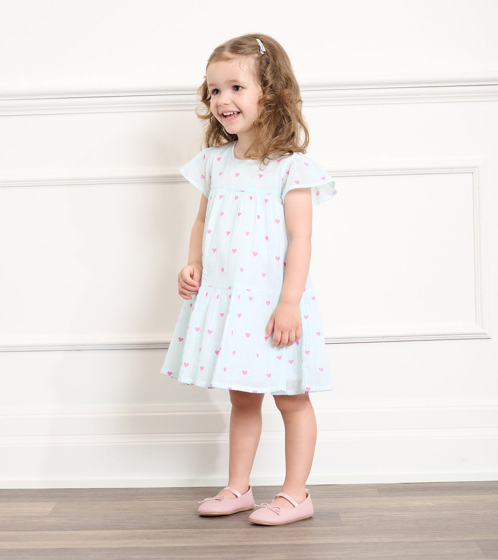 Hatley Baby & Toddler Girls Little Hearts Woven Puff Dress