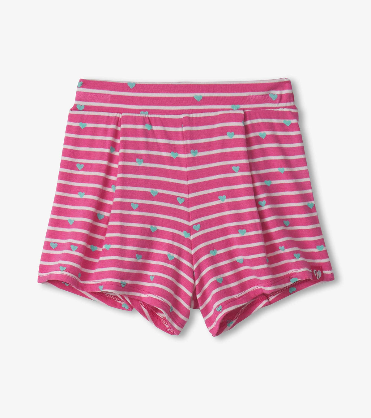 Hatley Baby & Toddler Girls Rose Hearts Patch Pocket Shorts