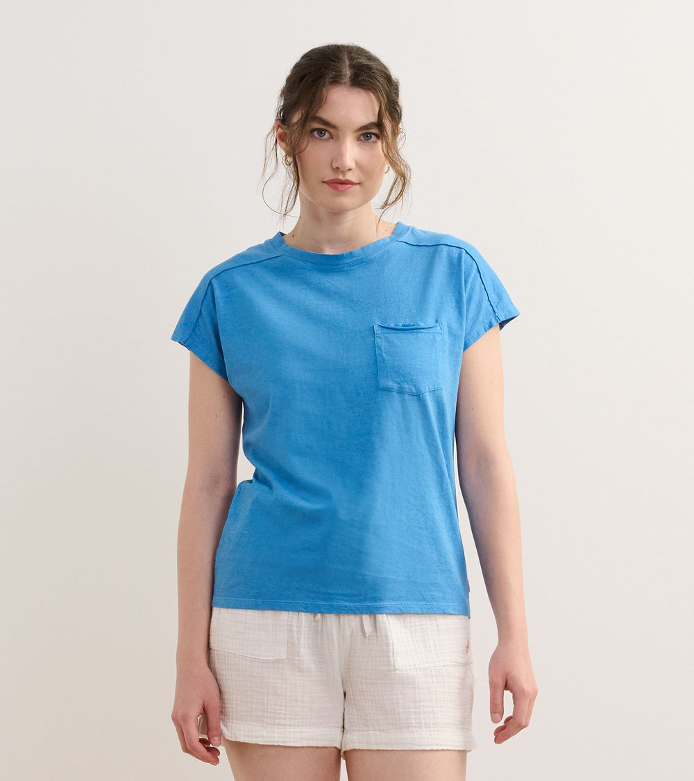 Hatley Slouchy Pocket Tee - Marina