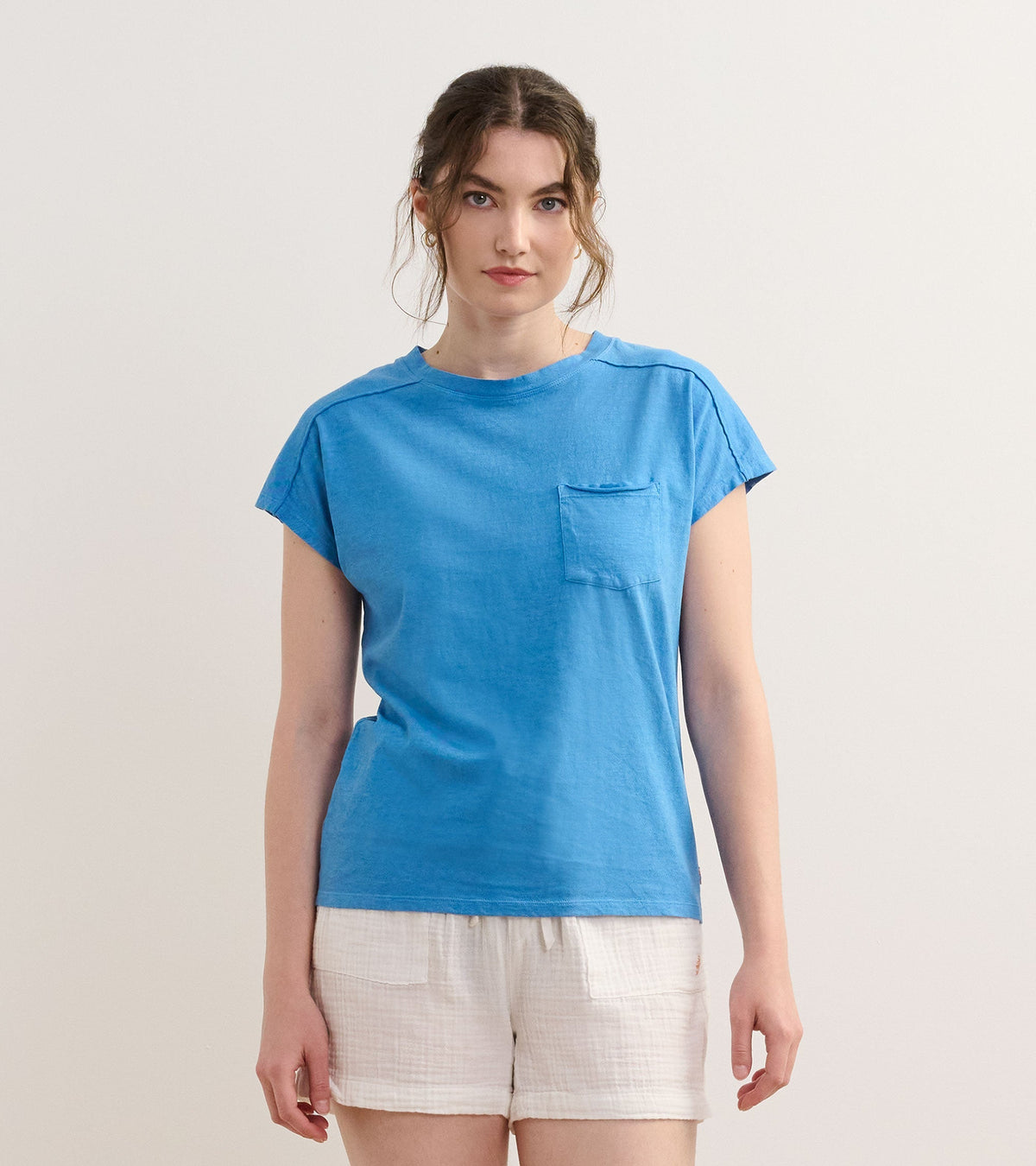 Hatley Slouchy Pocket Tee - Marina
