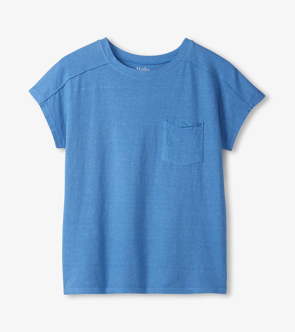 Hatley Slouchy Pocket Tee - Marina