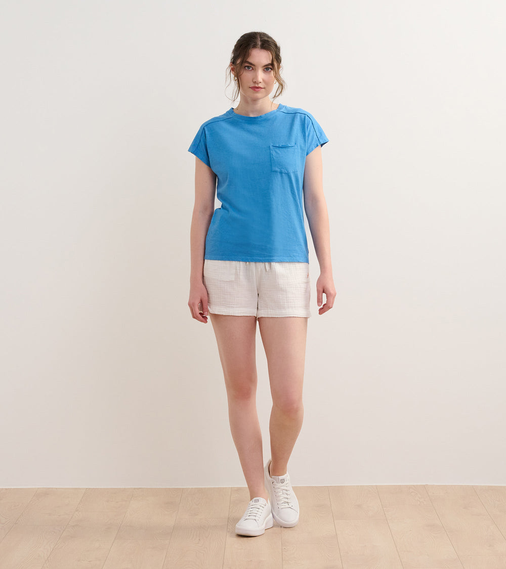 Hatley Slouchy Pocket Tee - Marina