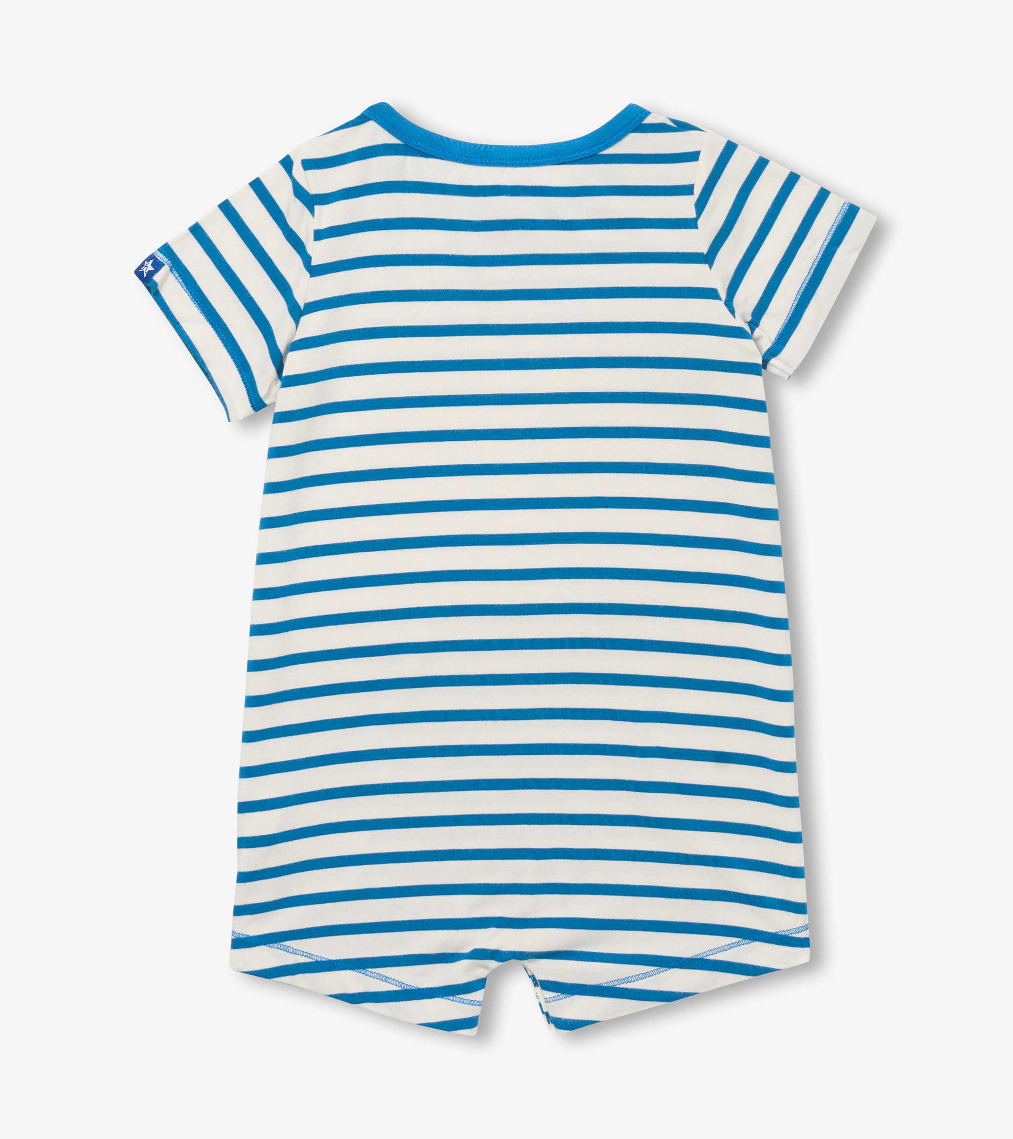 Hatley Baby & Toddler Boys Shark Stripes Bamboo Romper