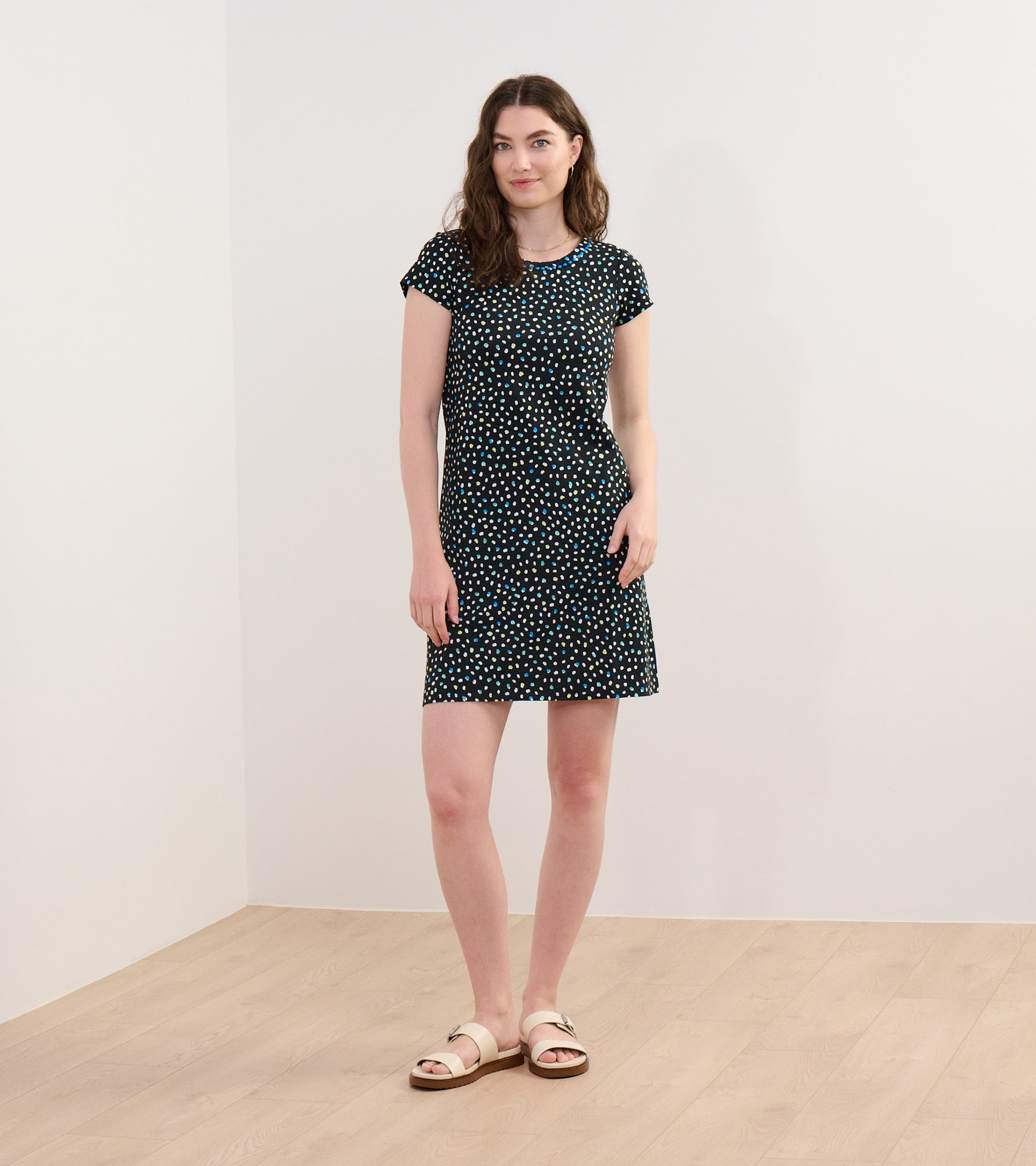 Hatley Cici A-Line Dress - Multi Dots