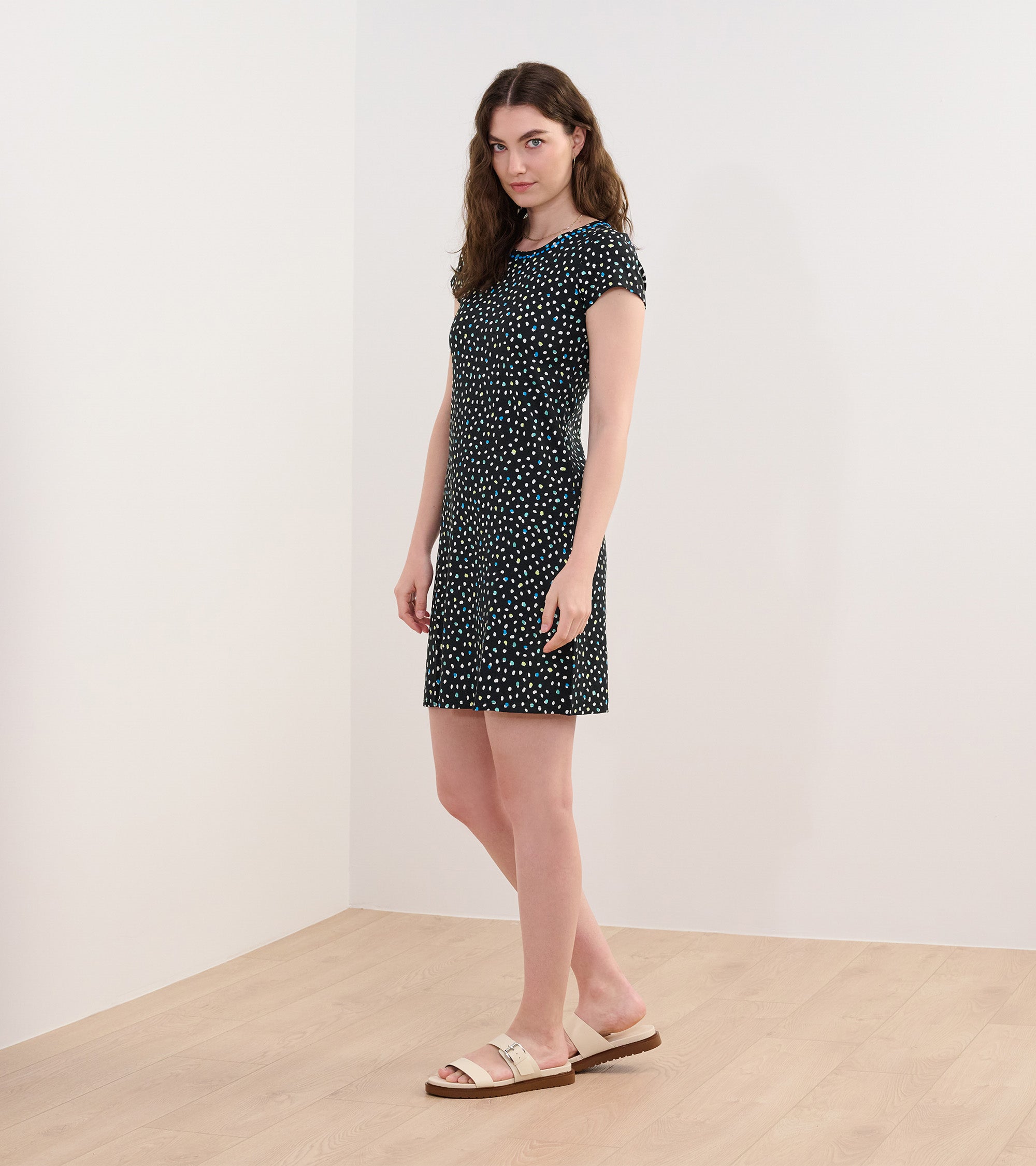 Hatley Cici A-Line Dress - Multi Dots