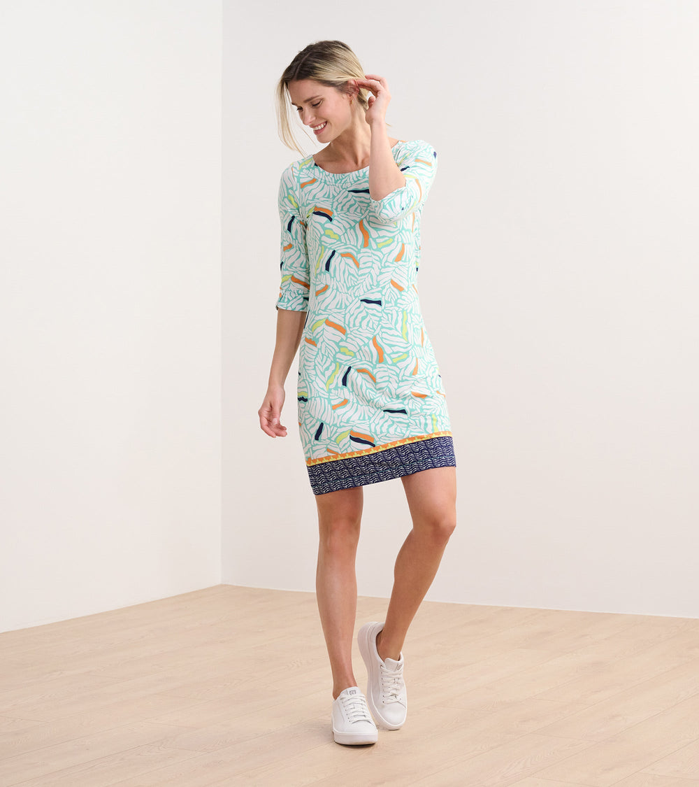 Hatley Lucy Dress - Organic Leaves
