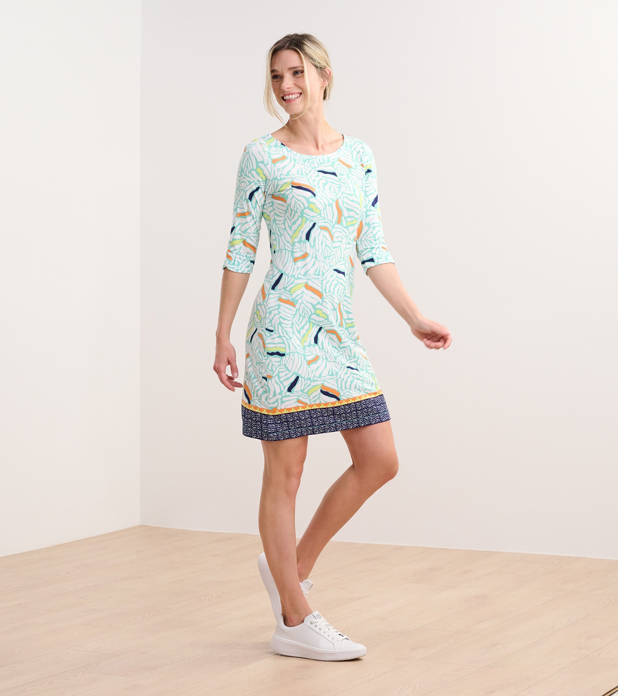 Hatley Lucy Dress - Organic Leaves