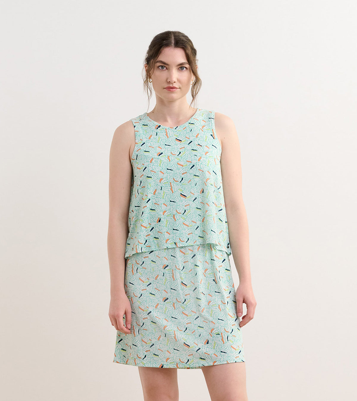 Hatley Roberta Dress - Organic Leaves
