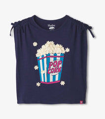 Hatley Girls Pop Corn Cinched Cinched Shoulder Top