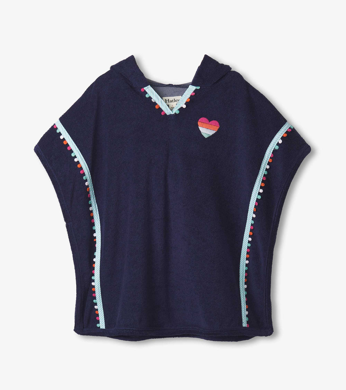 Hatley Girls Patriot Blue Hooded Cover-Up