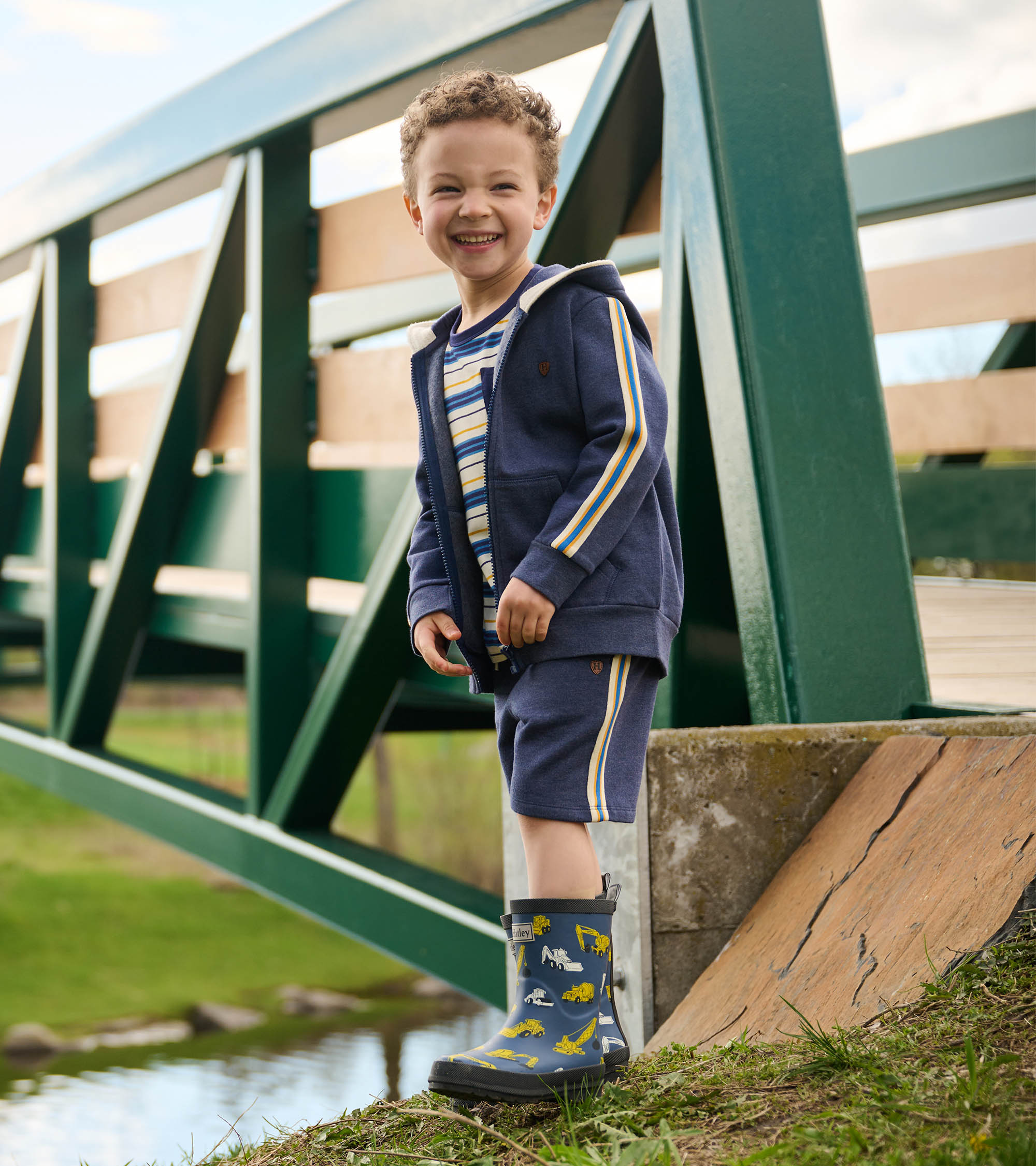 Hatley Boys Patriot Blue Pull On Shorts