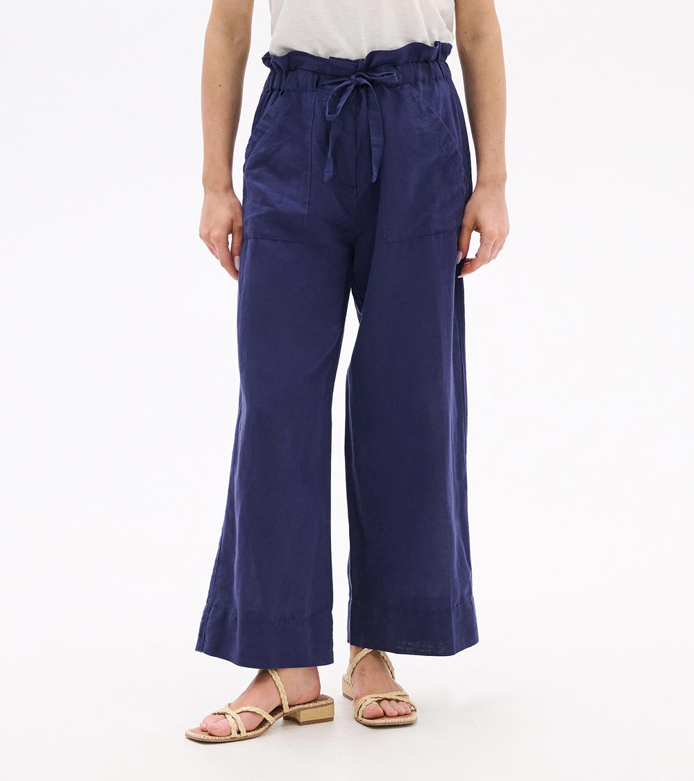 Hatley Tie Front Pants - Patriot Blue