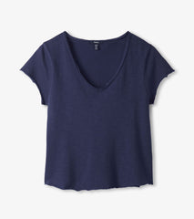 Hatley Sadie V-Neck Tee - Patriot Blue