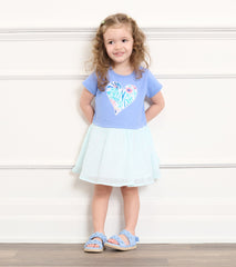 Hatley Baby & Toddler Girls Wild Flower Heart Layered Dress