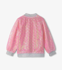 Hatley Girls Pearl Mermaid Sequined Bomber Jacket