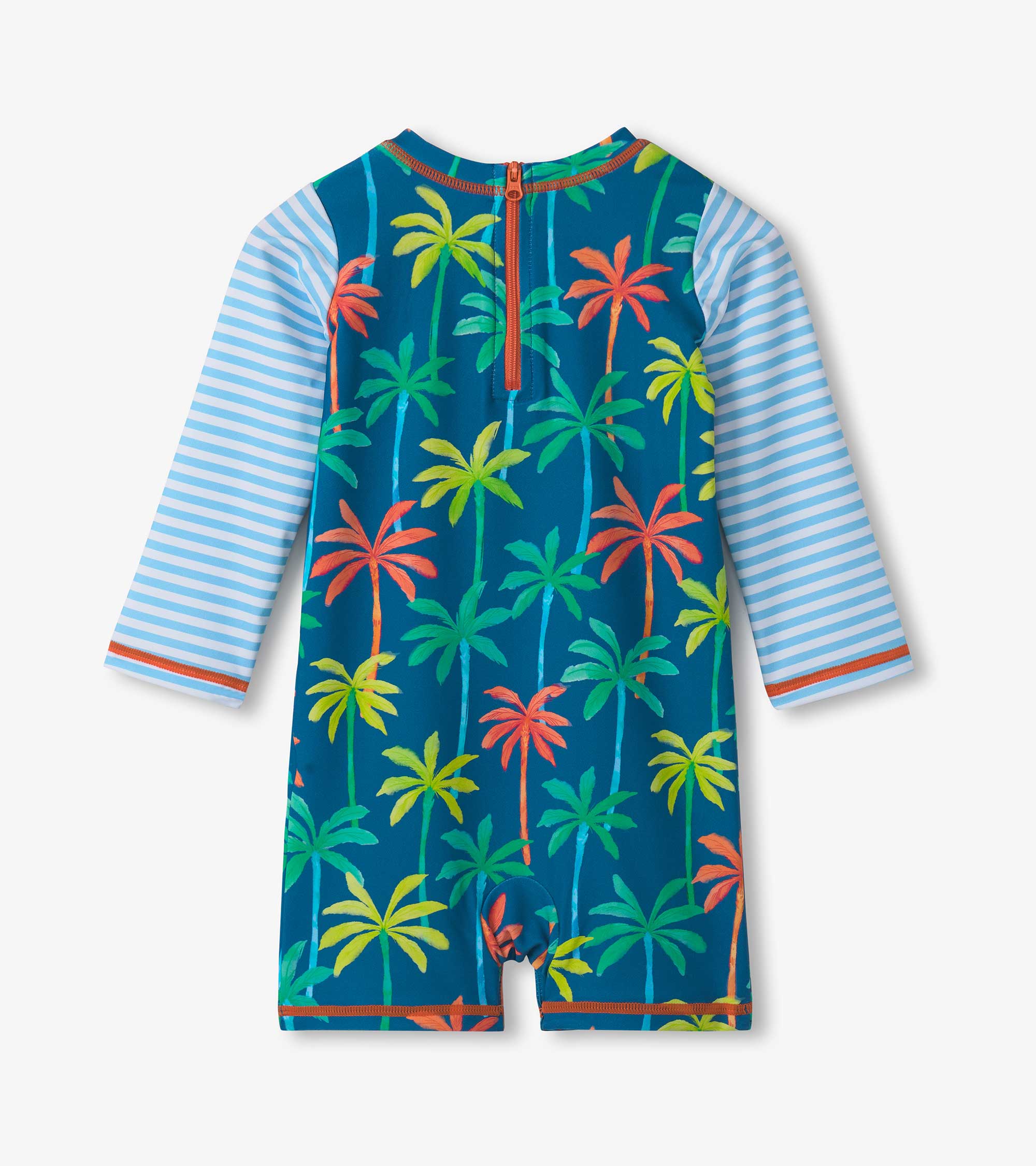 Hatley Baby Boys Printed Palms One-Piece Rashguard