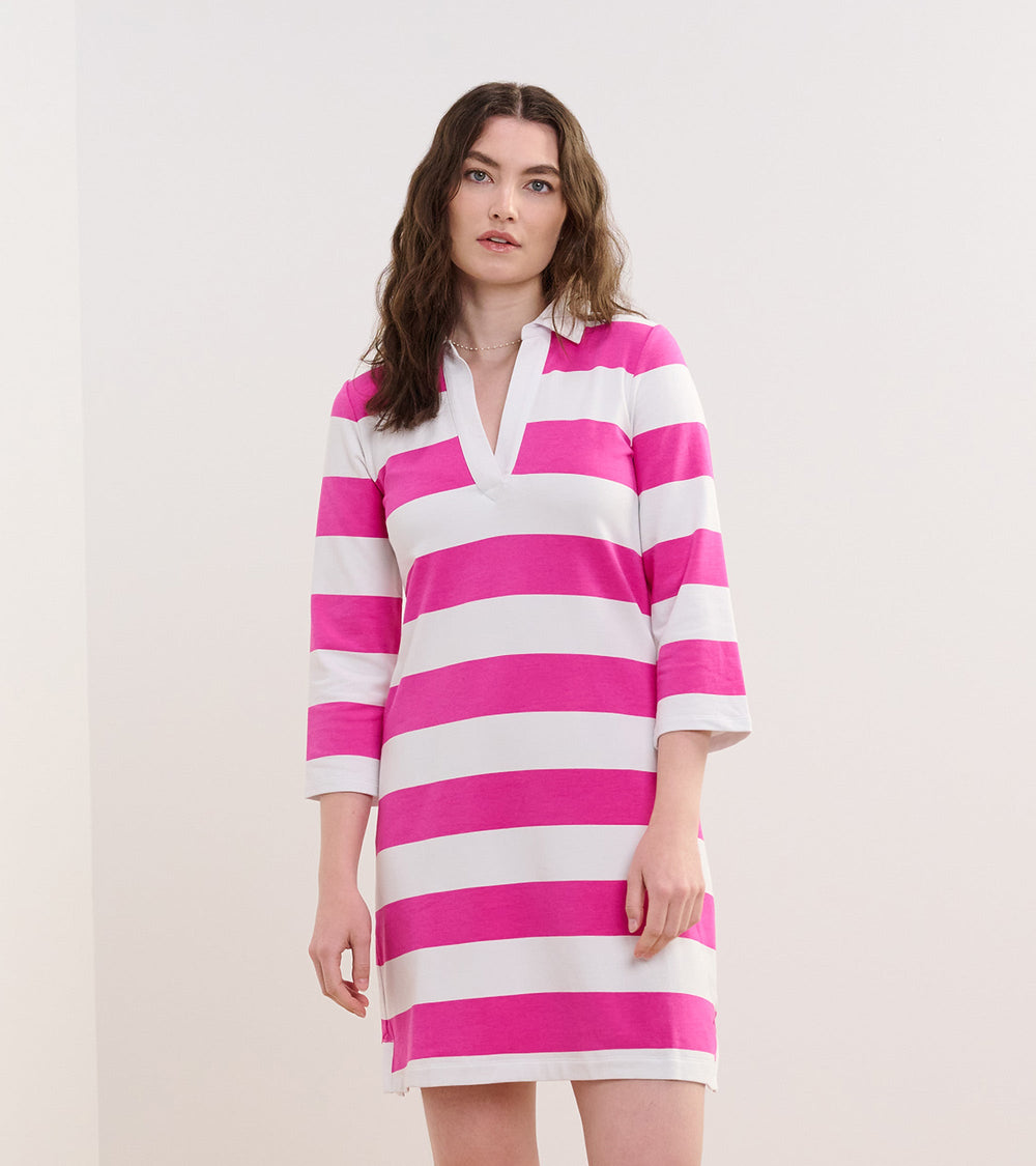 Hatley Taylor Dress - Preppy Pink Stripes