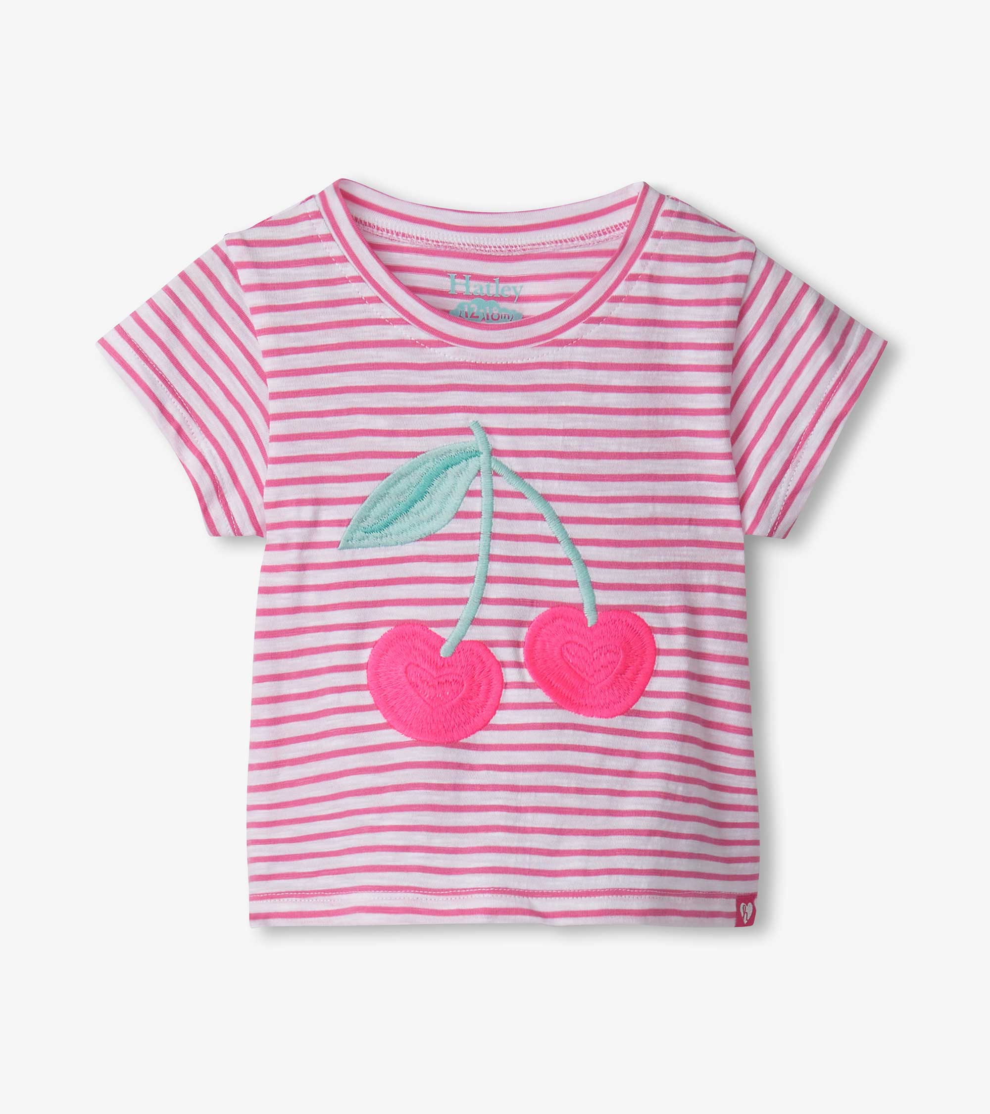 Hatley Baby & Toddler Girls Cherry Stripes Graphic Tee