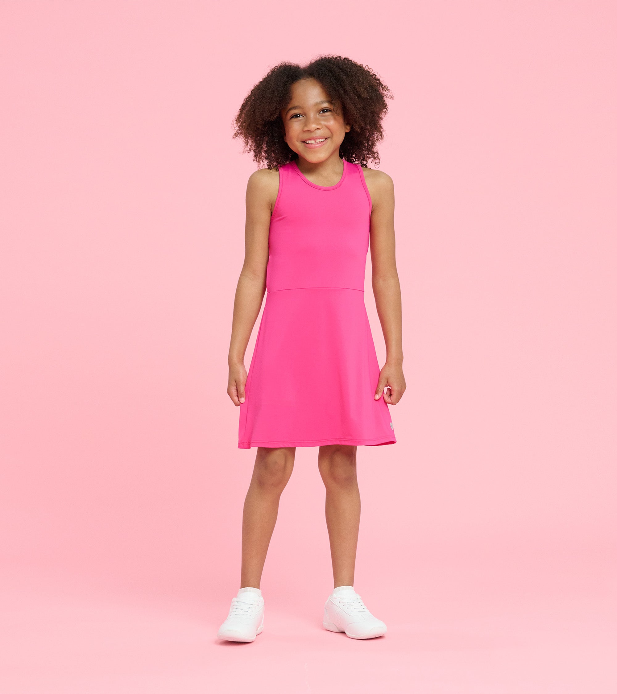 Hatley Girls Pink Active A-Line Dress