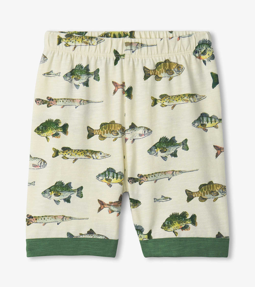 Hatley Boys Real Fish Short Pajama Set