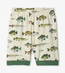 Hatley Boys Real Fish Short Pajama Set