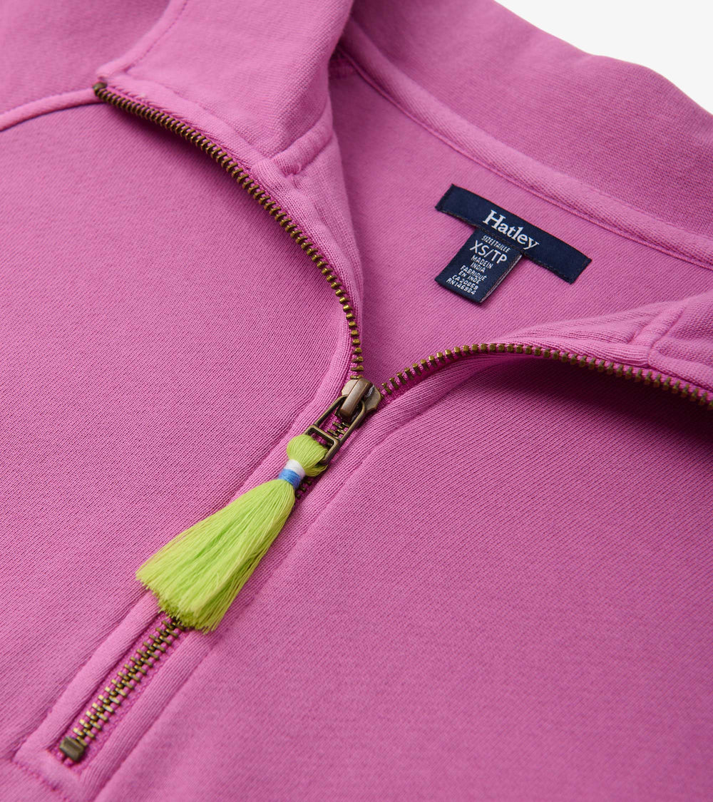 Hatley Mock Neck Pullover - Orchid