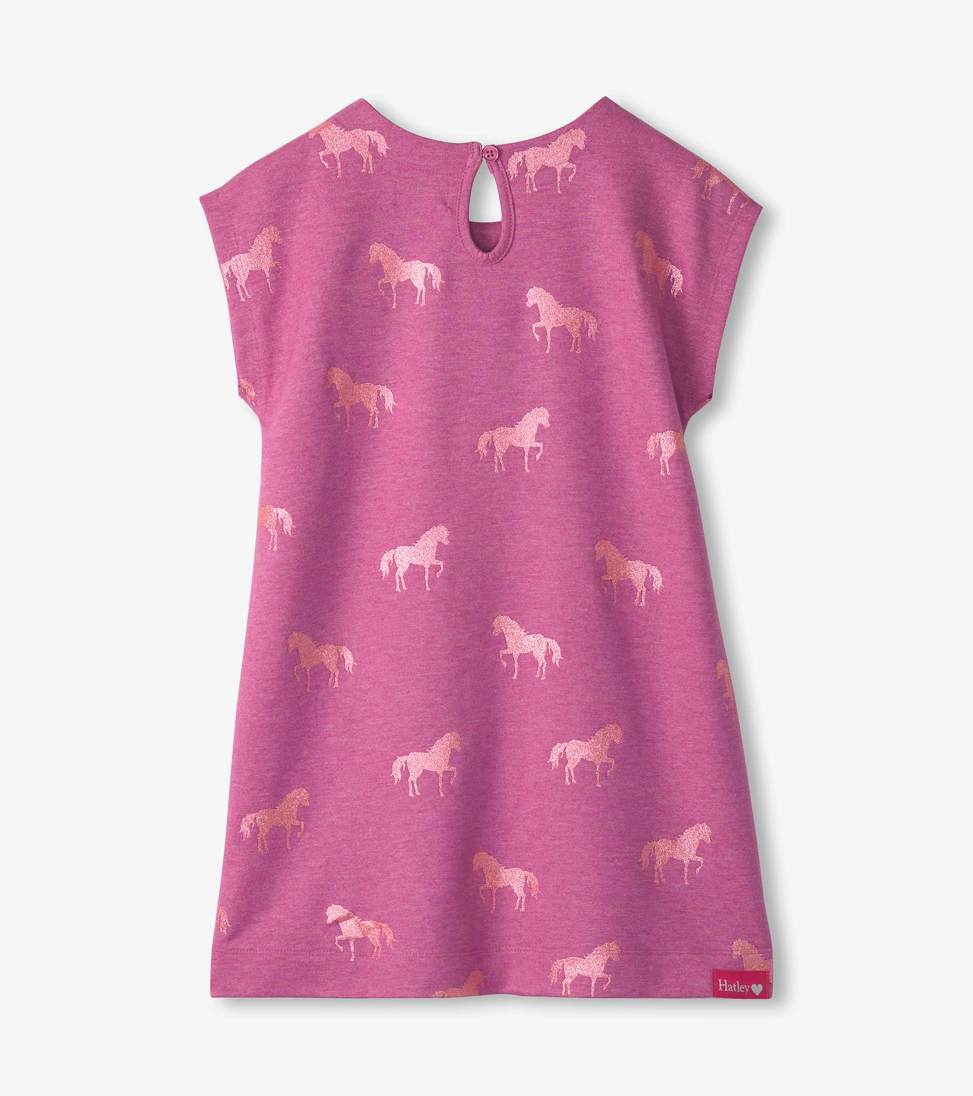 Hatley Girls Shimmer Horses Slouchy Dress