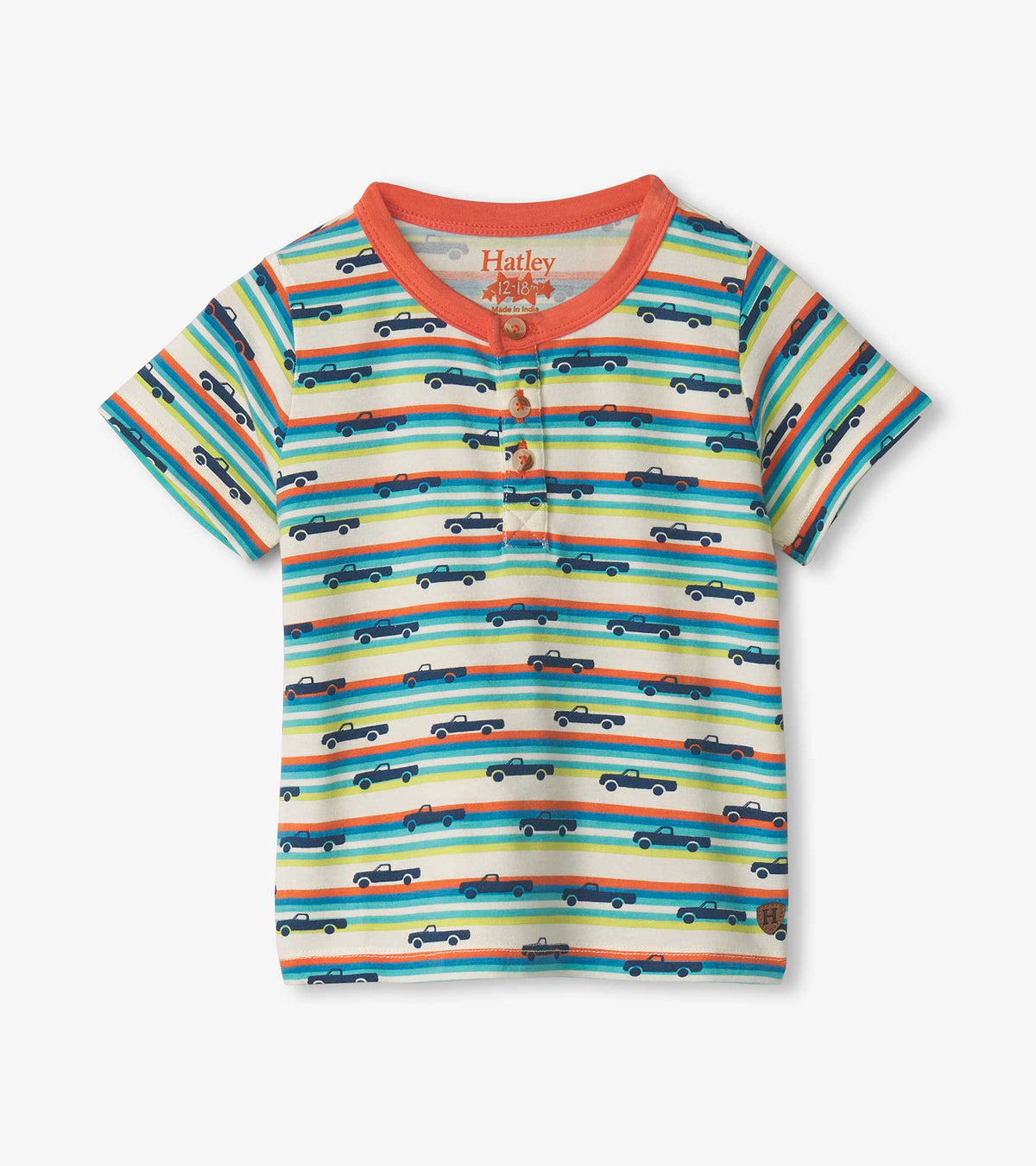 Hatley Baby & Toddler Boys Pick Up Truck Bamboo Henley