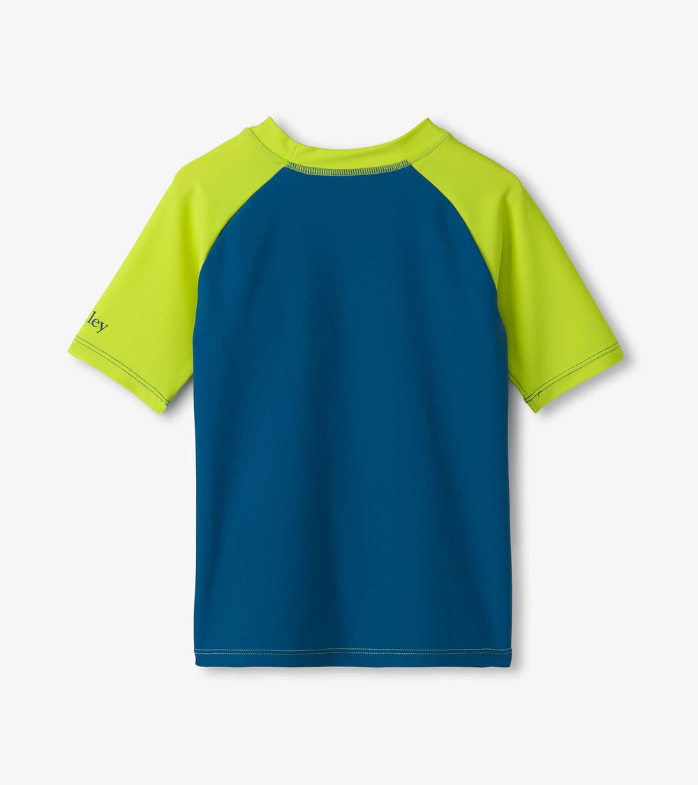 Hatley Boys Star Sapphire Short Sleeve Rashguard