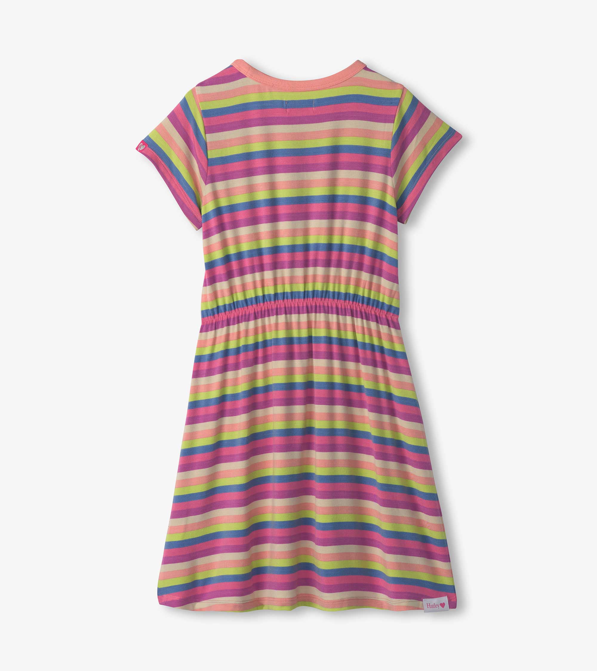 Hatley Girls Soft Stripes High-Low Dress