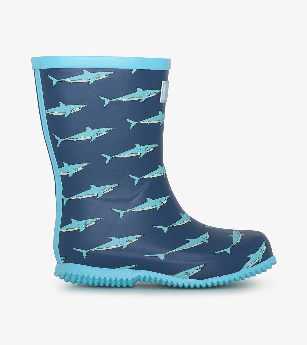 Hatley Boys Shark Tank Packable Rain Boots
