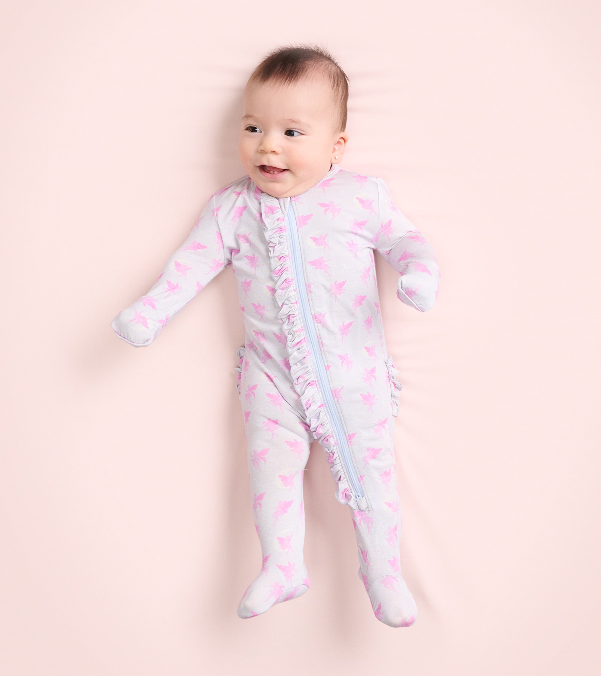 Hatley Baby Girls Twinkle Fairies Footed Sleeper