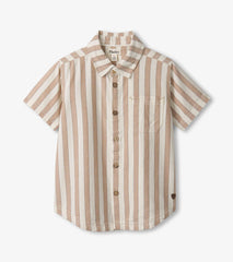 Hatley Boys Thatched Stripes Button Down Shirt