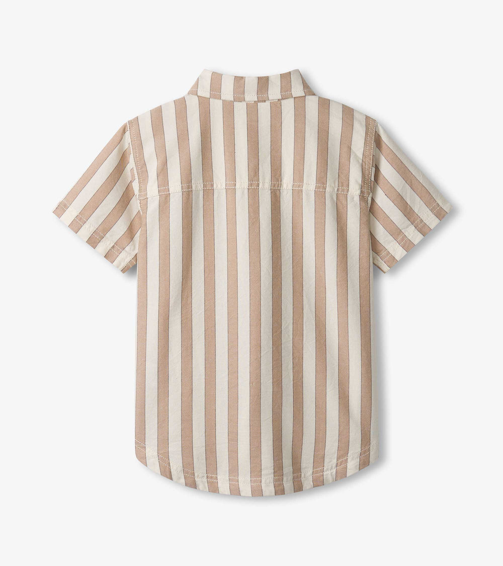 Hatley Boys Thatched Stripes Button Down Shirt