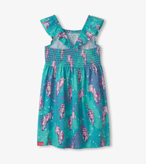 Hatley Girls Tiger Superstar Smocked Dress