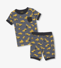 Hatley Boys Under Construction Short Pajama Set