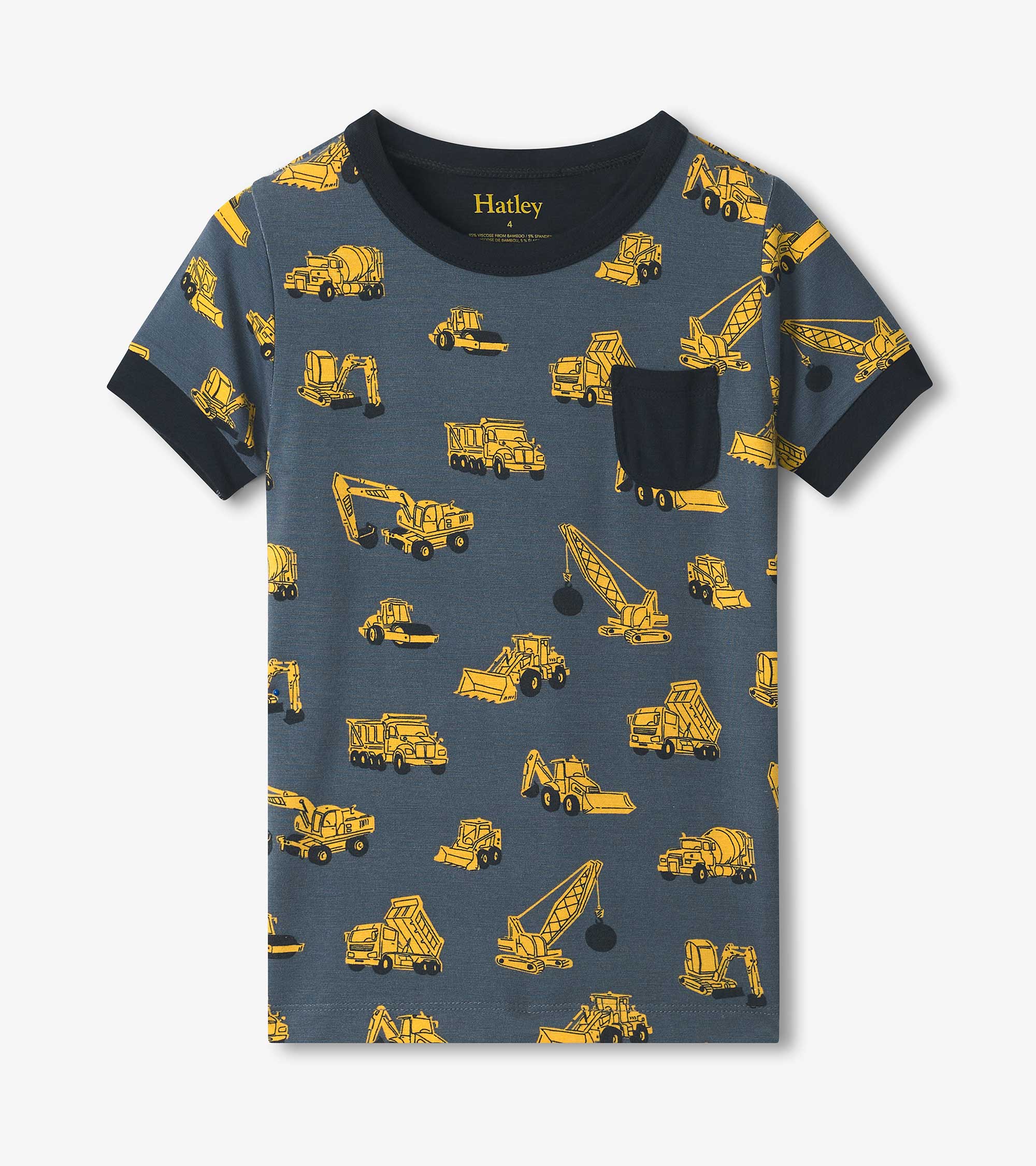 Hatley Boys Under Construction Short Pajama Set