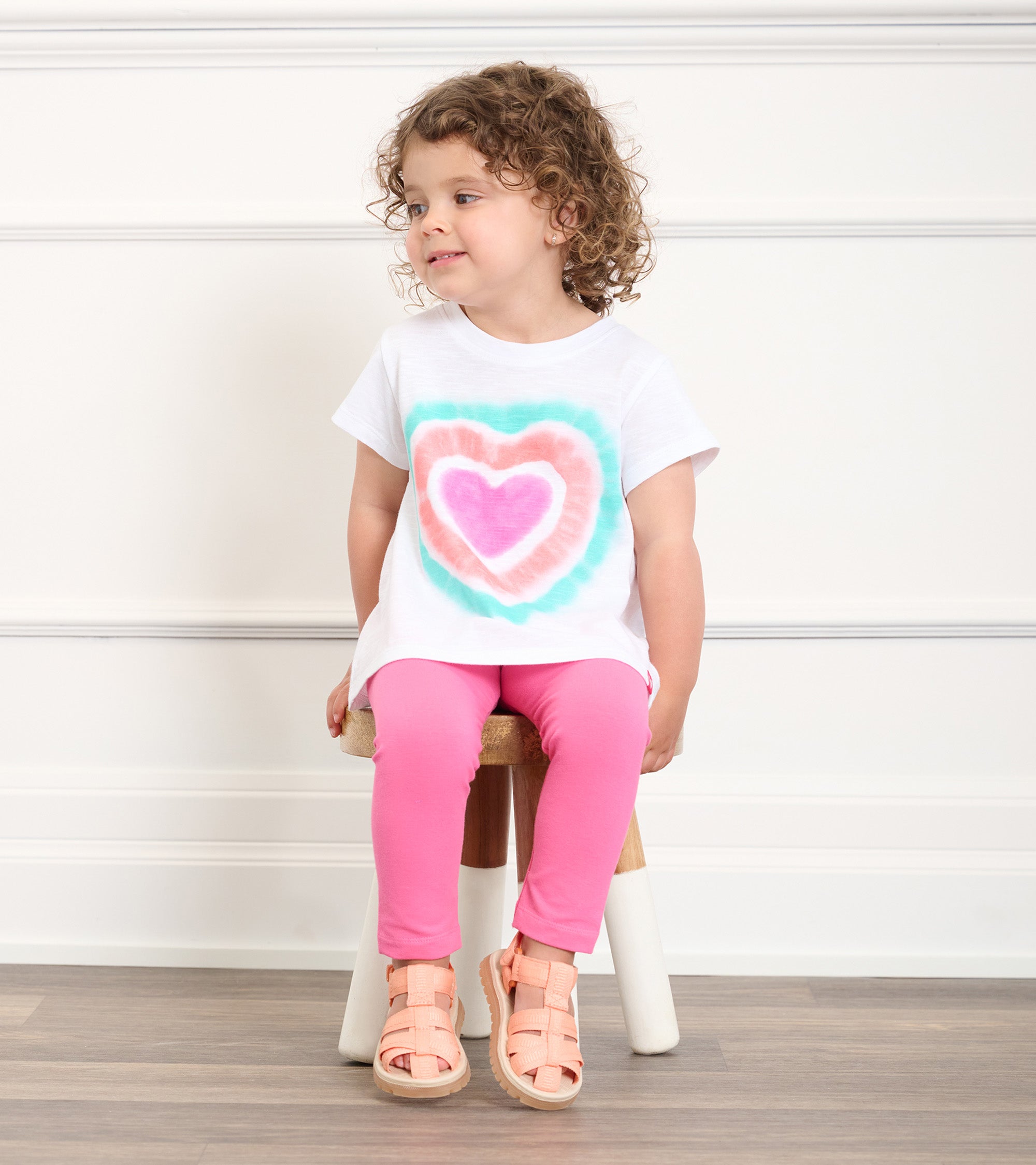 Hatley Baby & Toddler Girls Glowing Hearts Graphic Tee