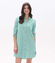 Hatley Julia Shirt Dress - Arcadia Stripes