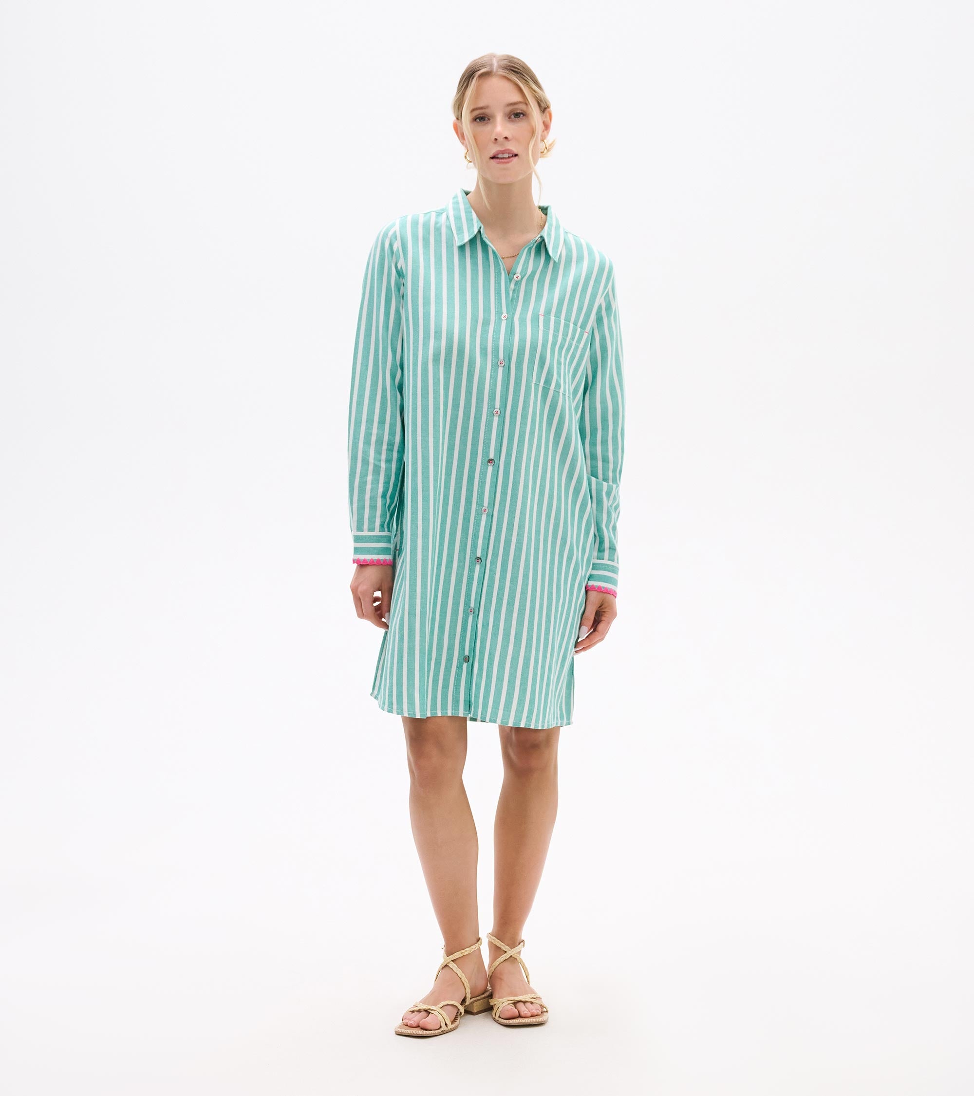 Hatley Julia Shirt Dress - Arcadia Stripes
