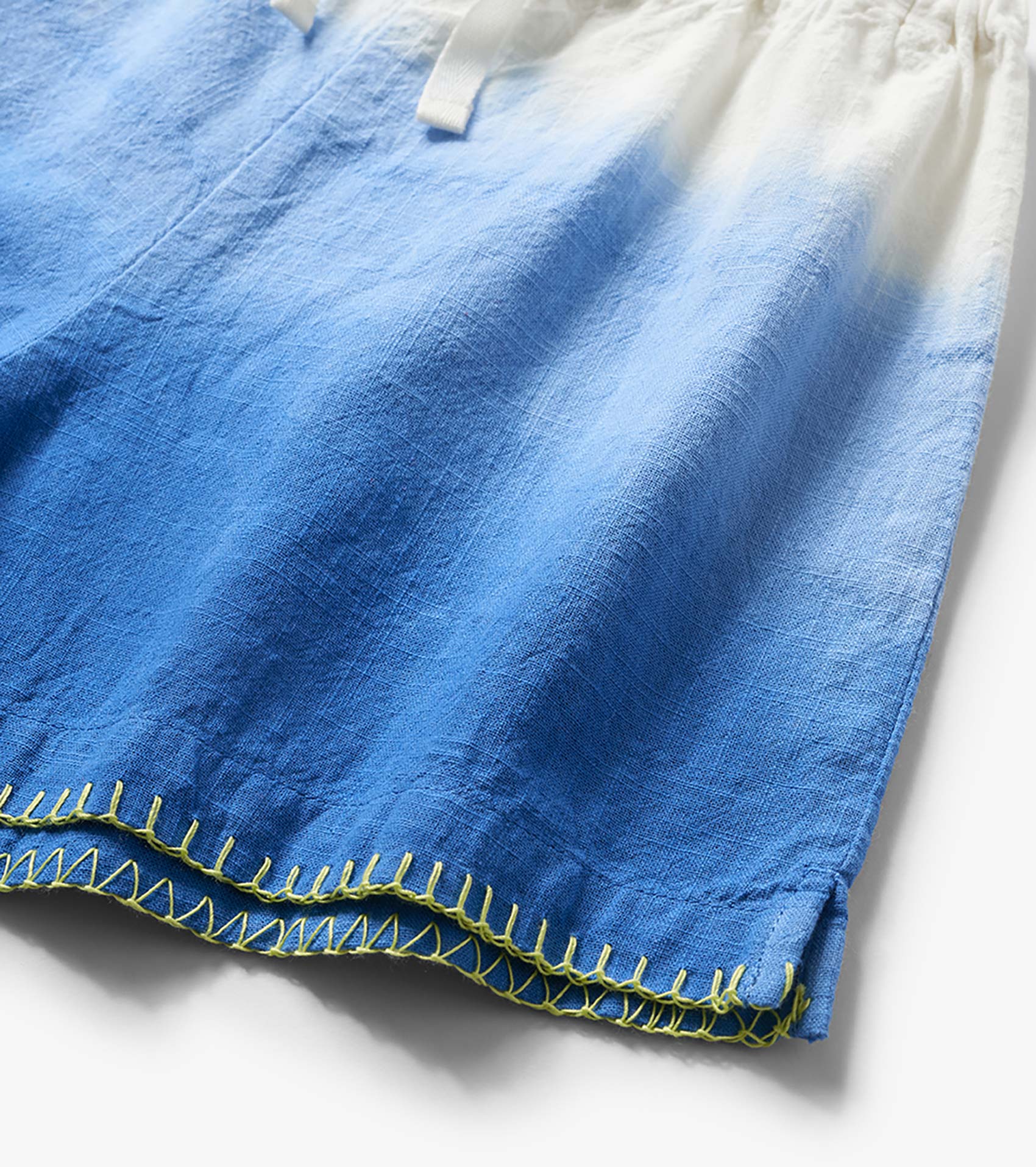 Hatley Girls Cobalt Dip Dye Woven Easy Shorts