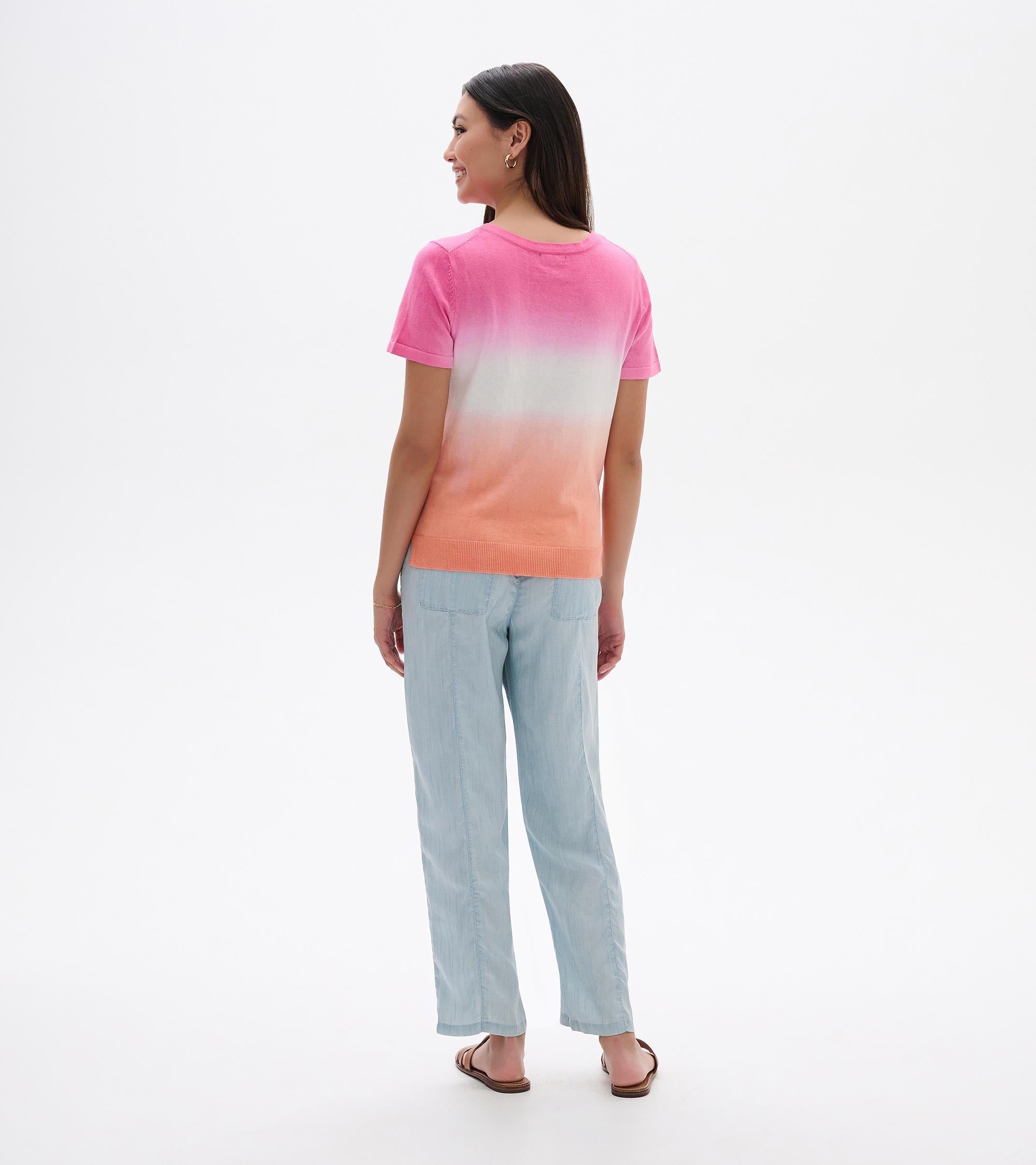 Hatley Simone Knit Tee - Beachy Dip Dye
