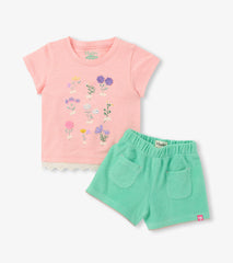 Hatley Baby & Toddler Girls Blossom T-Shirt & Short Set