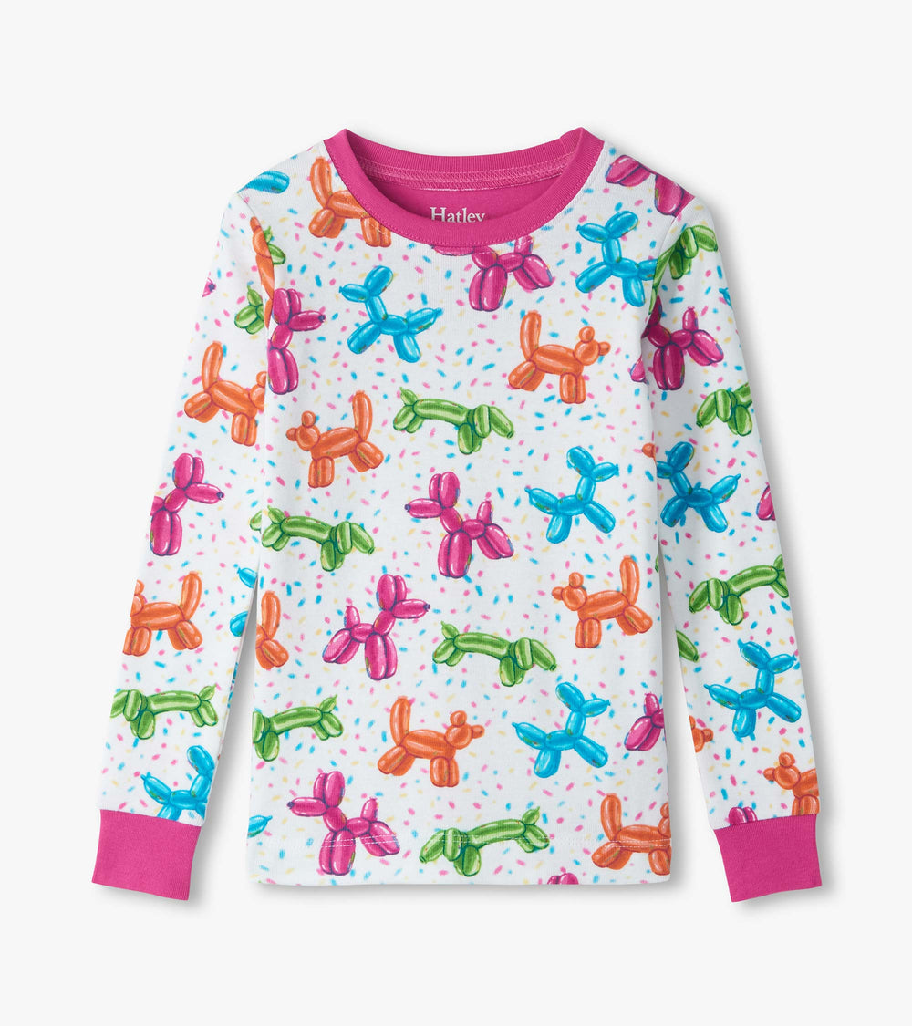 Hatley Girls Balloon Pets Cotton Pajama Set