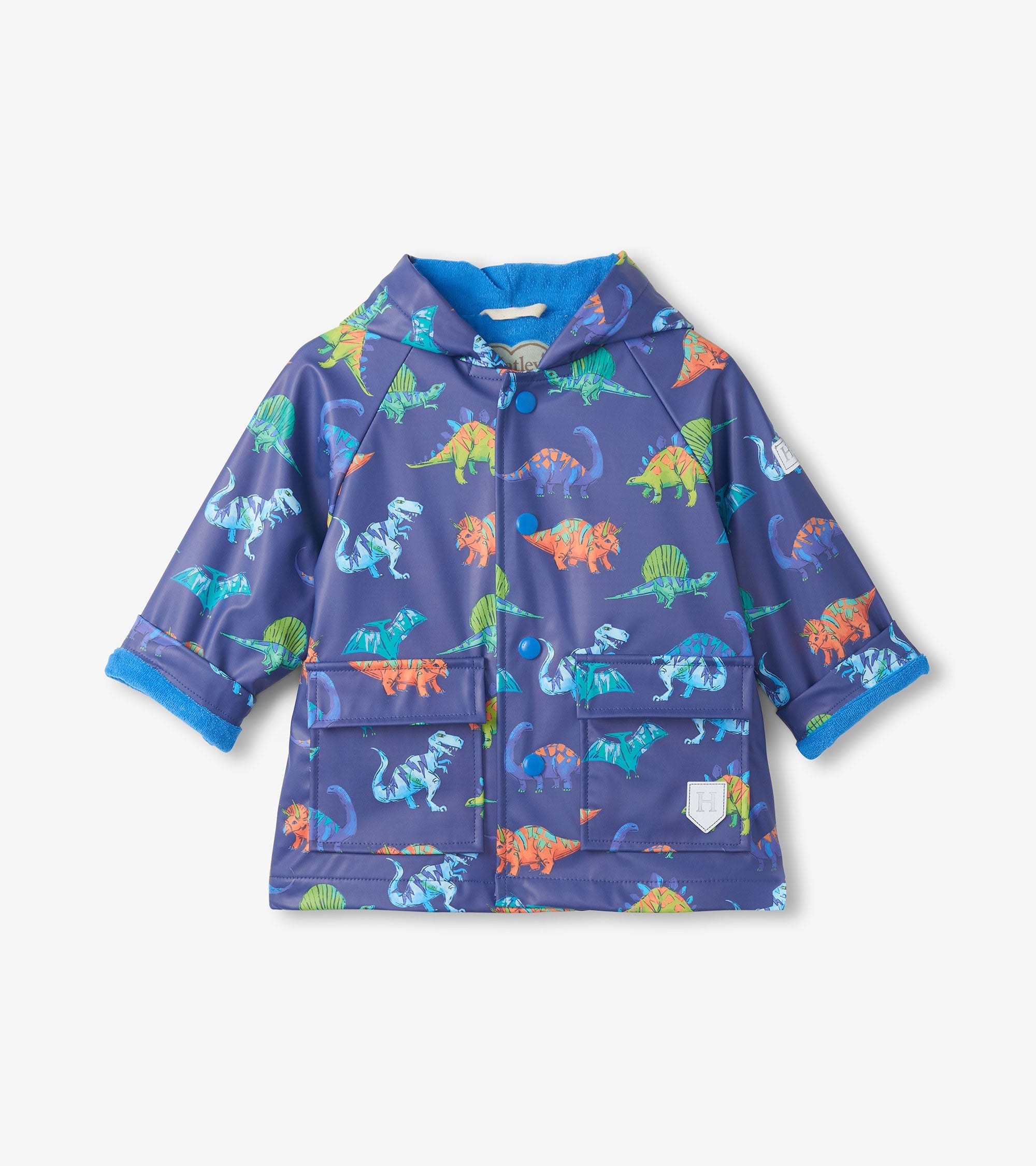 Hatley Baby & Toddler Boys Dino Party Button-Up Rain Jacket