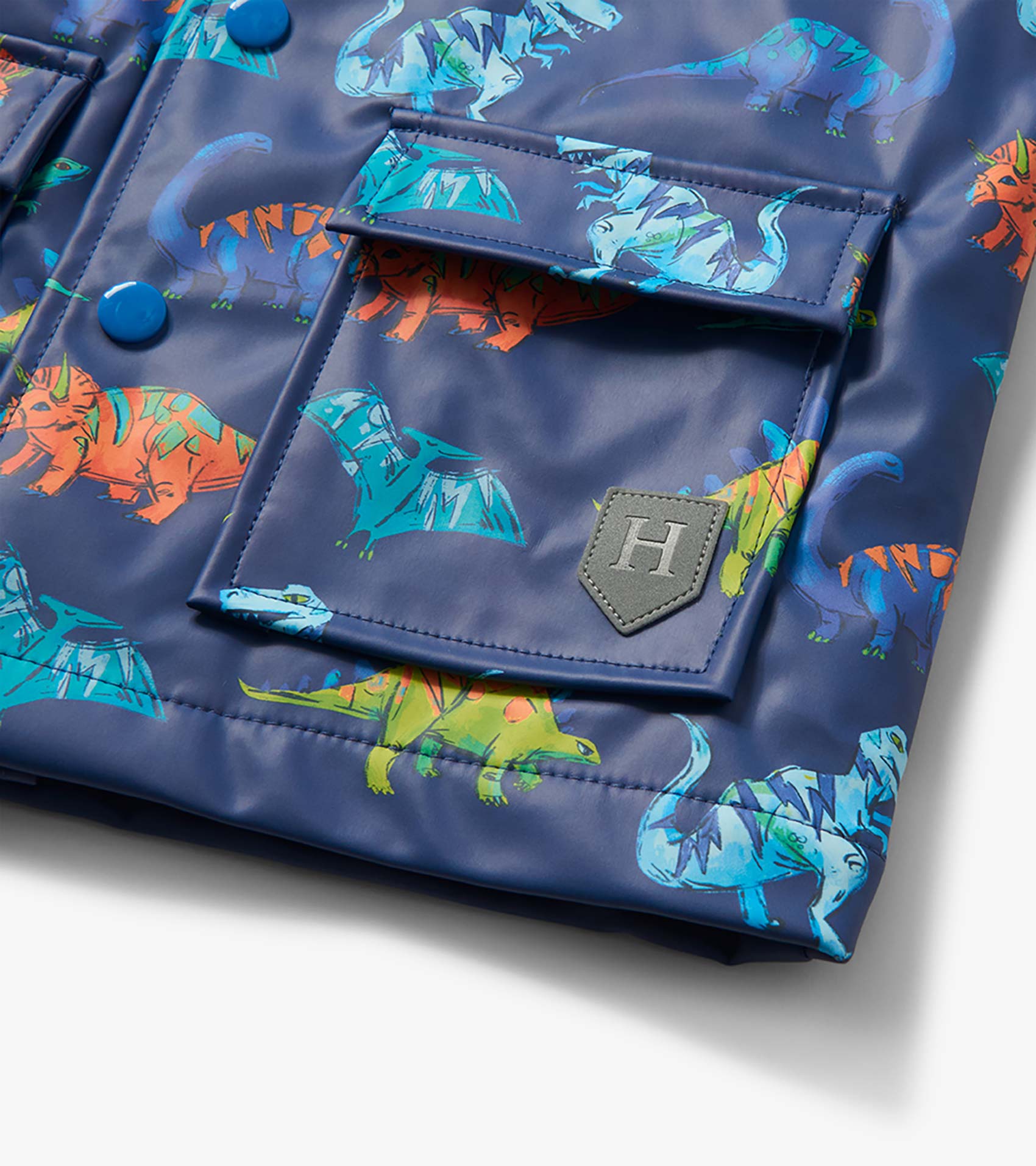Hatley Baby & Toddler Boys Dino Party Button-Up Rain Jacket