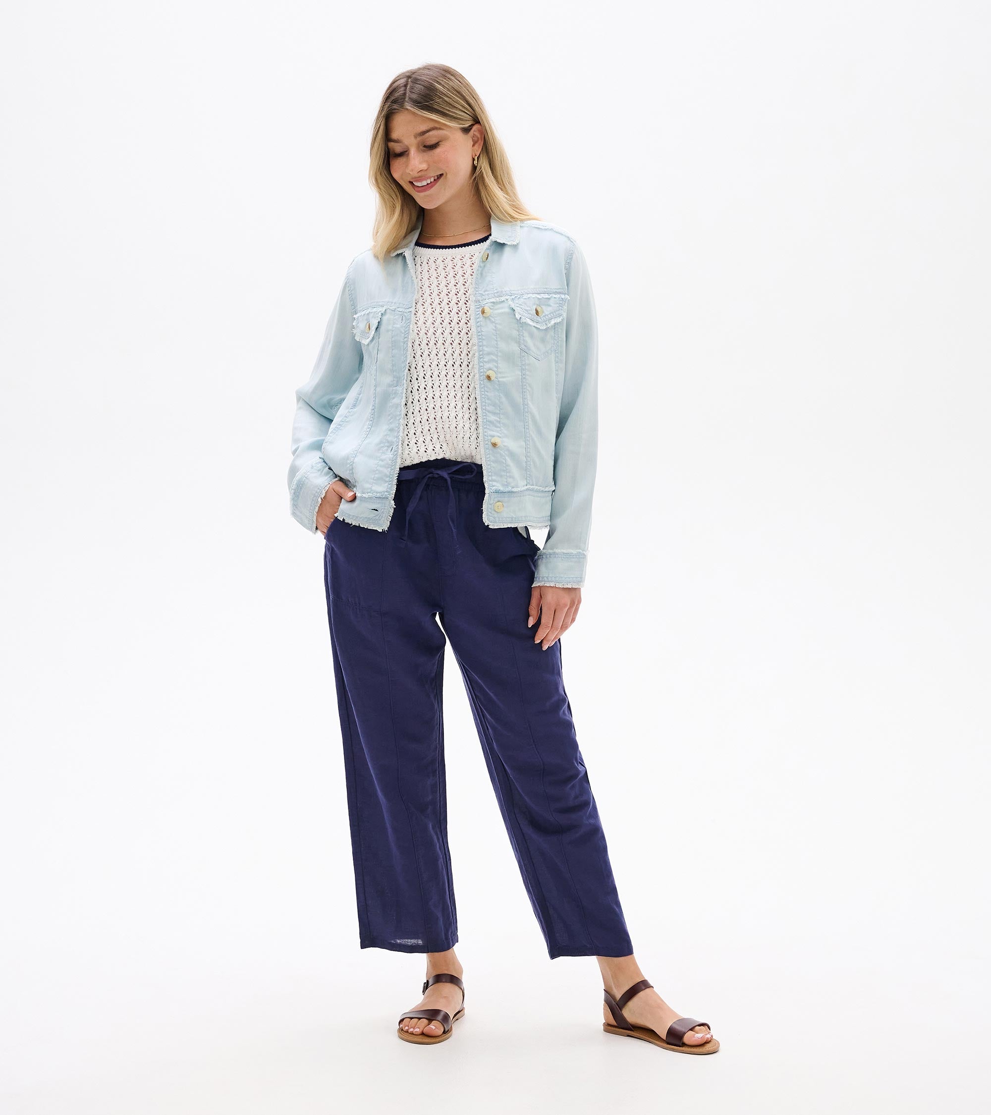 Hatley Tencel Jacket - Soft Blue Wash