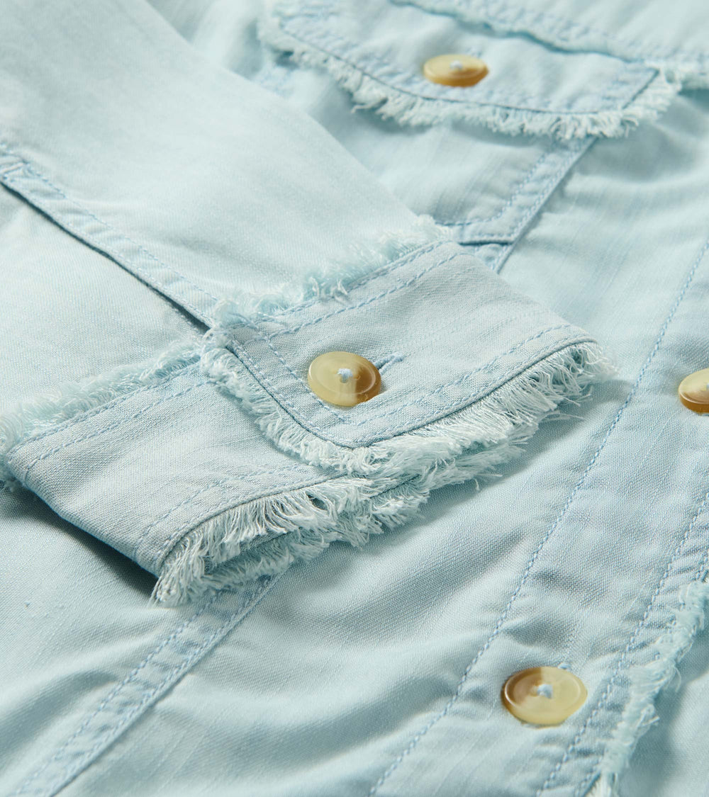 Hatley Tencel Jacket - Soft Blue Wash