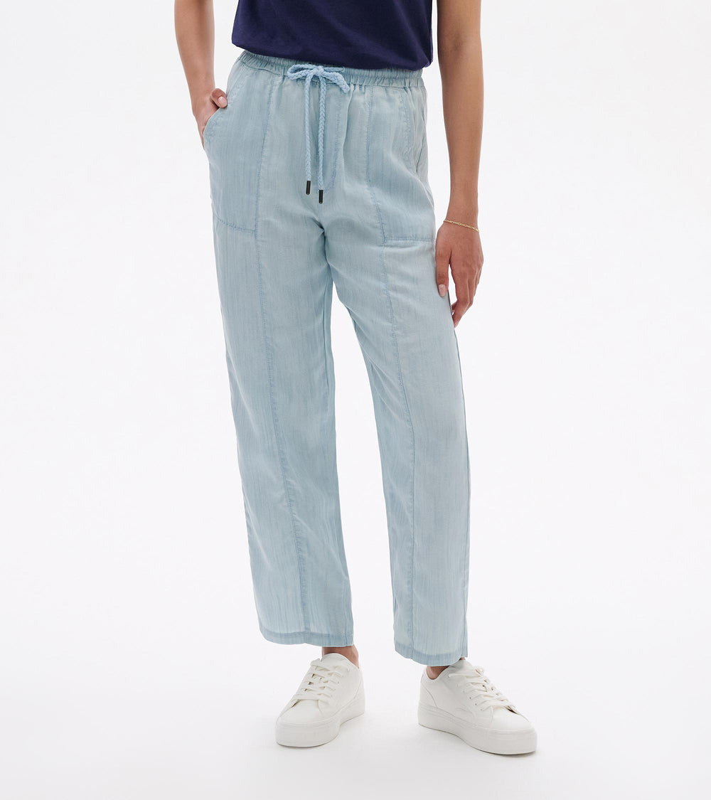 Hatley Straight Leg Pant - Soft Blue Wash
